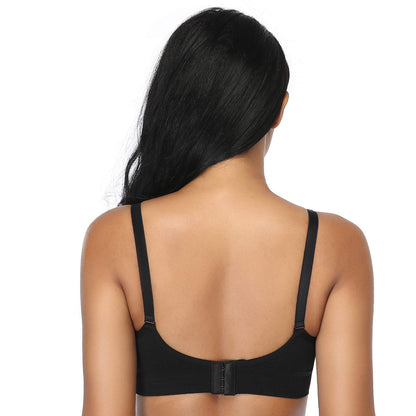 GXXGE 4Pack Nursing Bra for Breastfeeding Maternity Bras Push Up Silk Seamless Pregnancy Bralette Underwear