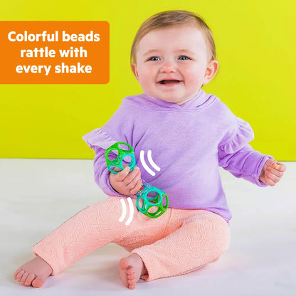 Bright Starts Oball Shaker Rattle Toy, Ages Newborn Plus
