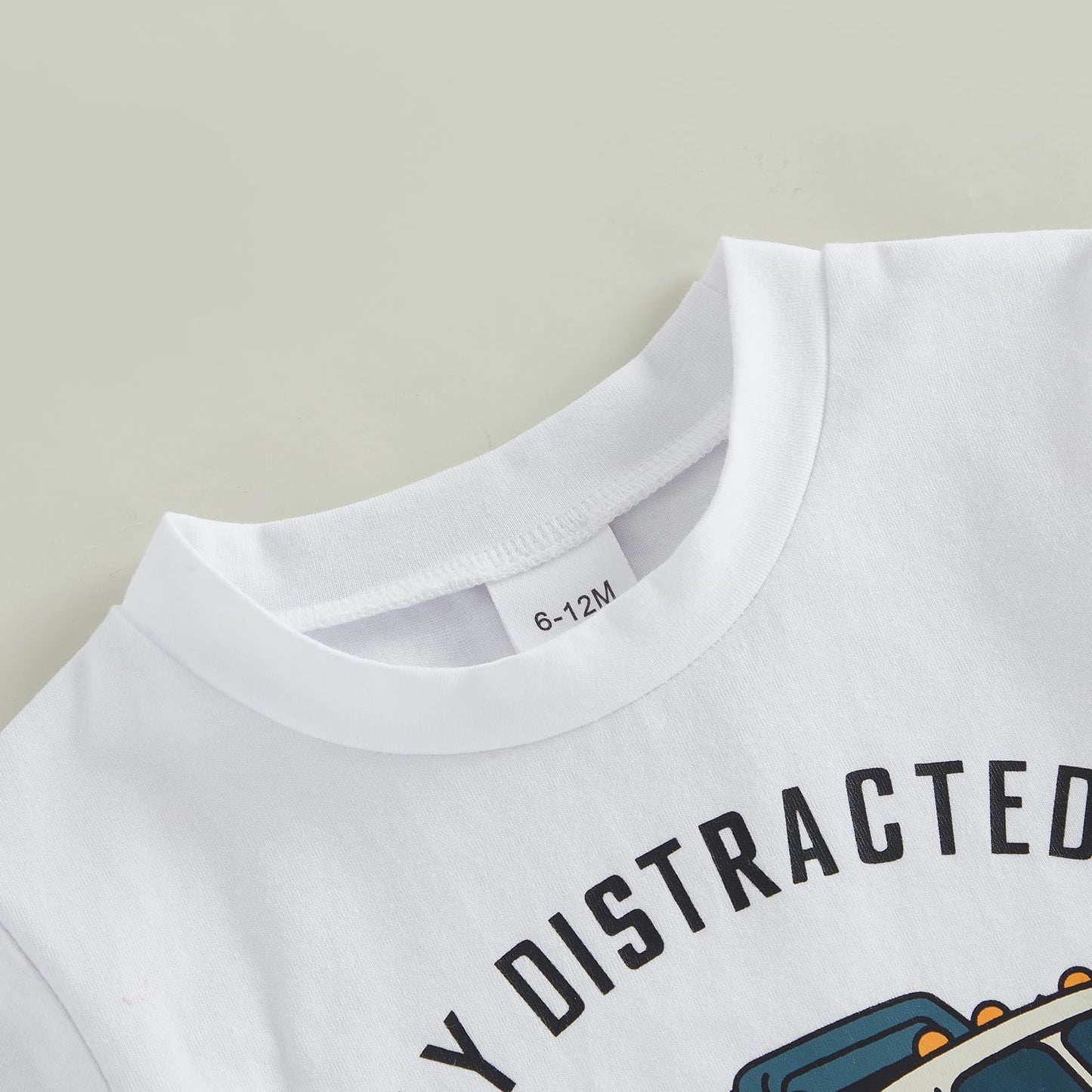 WZTYYDS Toddler Baby Boy Summer Clothes 2T 3T 4T 5T Boys Outfit Letter Truck Short Sleeve T-Shirt Tops + Shorts Set