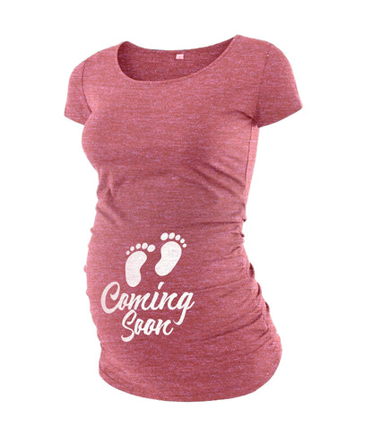 Pack of 3 Maternity Shirts for Women - Casual Graphic Pregnancy Announcement Shirt for Mom to Be