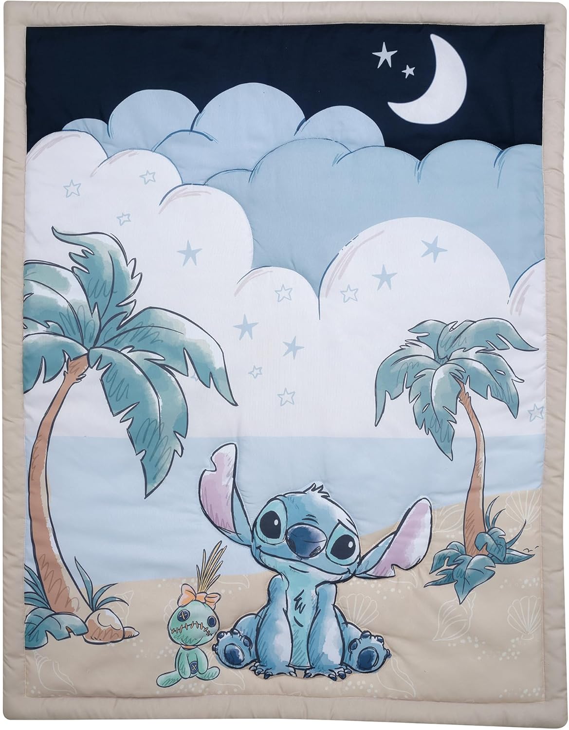 Bedtime Originals Disney Baby Stitch 3-Piece Blue Nursery Crib Bedding Set