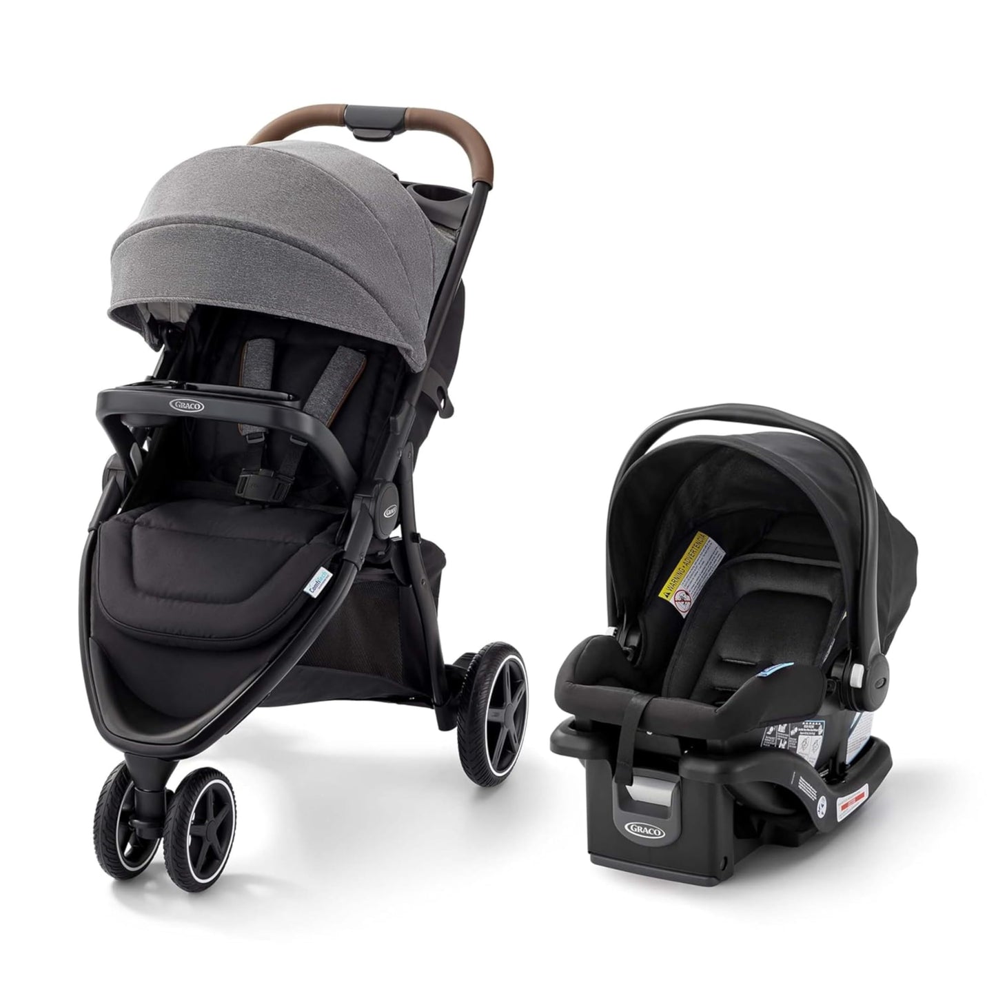 Graco® Outpace LX All-Terrain Travel System - Includes SnugRide Lite Infant Car Seat, Briggs, High-Performance Stroller/Car Seat Combo, Practical & Durable