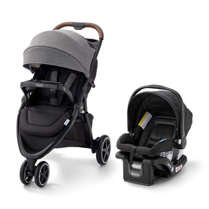 Graco® Outpace LX All-Terrain Travel System - Includes SnugRide Lite Infant Car Seat, Briggs, High-Performance Stroller/Car Seat Combo, Practical & Durable