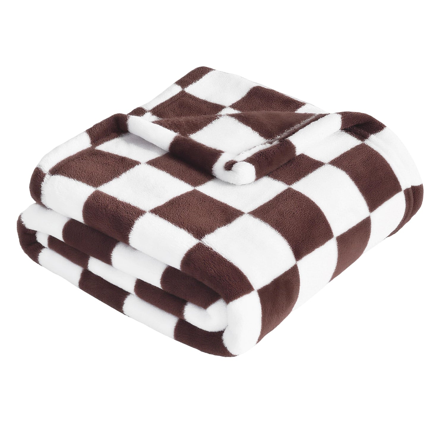 Yurhap Checkered Baby Blanket Fleece Baby Blankets for Boys, Ultra Soft Cozy Fluffy Infant Toddler Newborn Receiving Blankets for Crib Stroller, 30''x40'', Blue