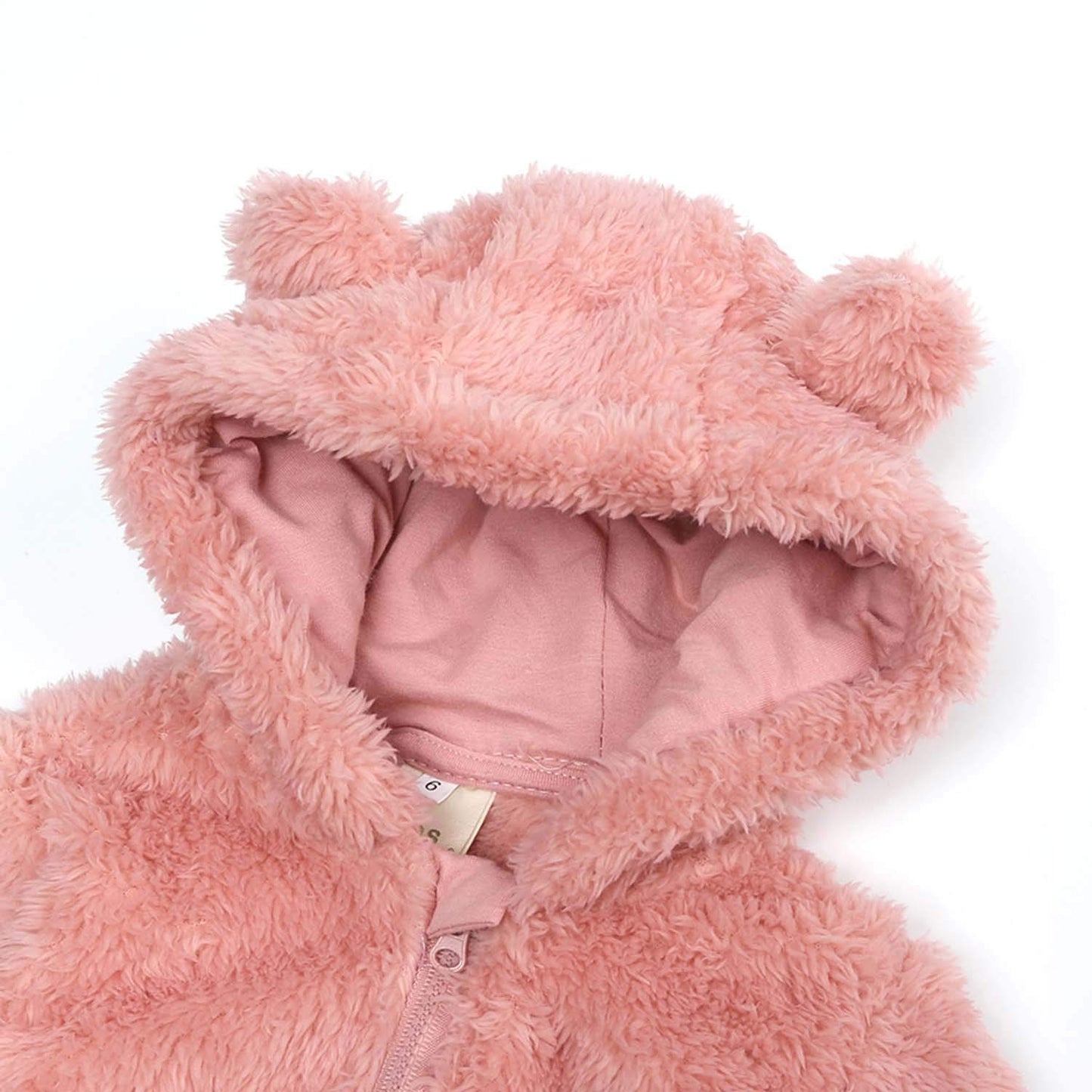 Babymine Newborn Baby Jumpsuit Hooded Fleece Rompers Long Sleeve Onesie Outwear Outfits
