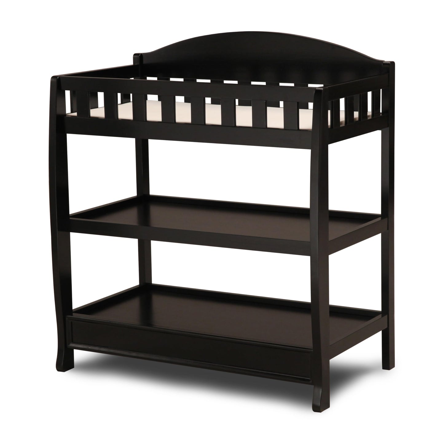 Delta Children Infant Changing Table with Pad, Dark Chocolate