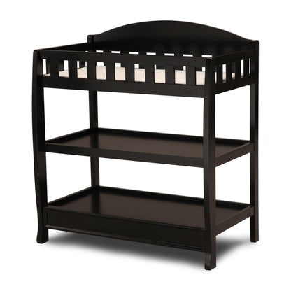 Delta Children Infant Changing Table with Pad, Dark Chocolate