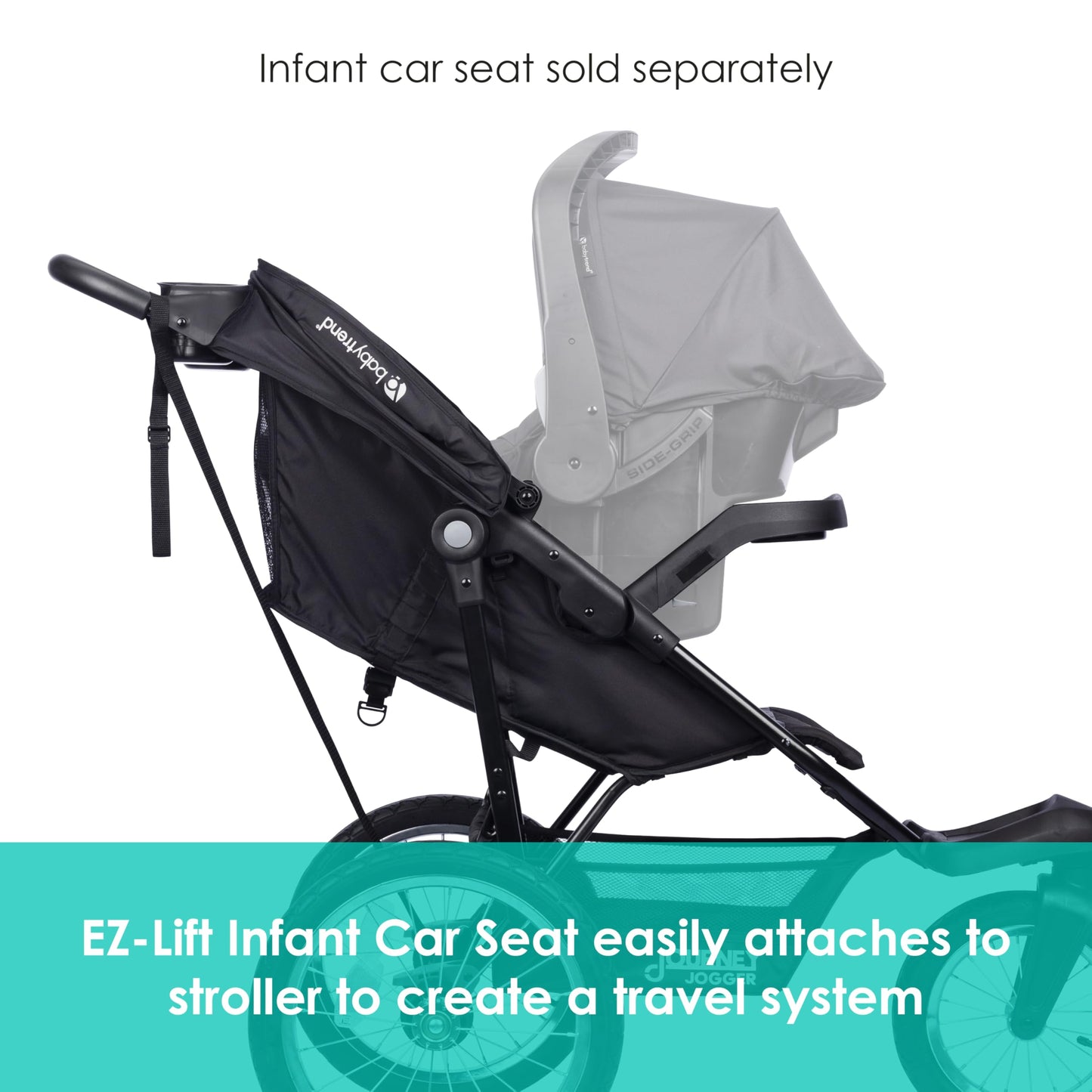 Baby Trend Journey Jogging Stroller, Stellar Grey