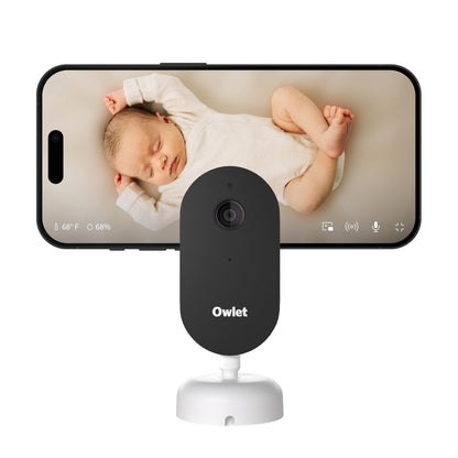 Owlet Dream Sight (Gen 3) Smart Video Baby Monitor | 2K HD Camera w/Night Vision | Detects Crying, Motion & Temperature | Customizable Alerts | Two-Way Talk | Secure Wi-fi