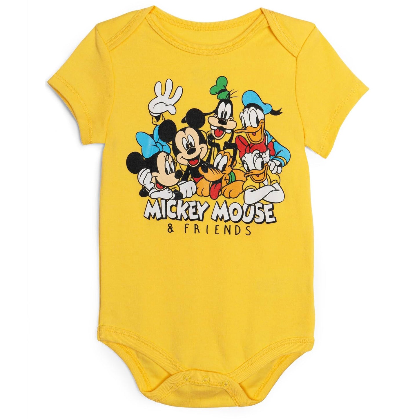 Disney Baby 5 Pack Bodysuits Newborn to Infant Sizes (Newborn - 24 Months)