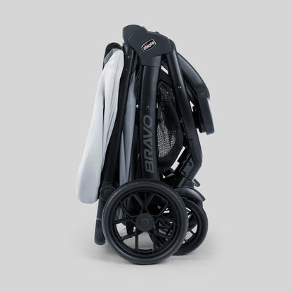 Chicco Bravo® 3-in-1 Trio Travel System, Bravo® Quick-Fold Stroller with KeyFit® 30 Infant Car Seat and Base, Car Seat and Stroller Combo | Parker