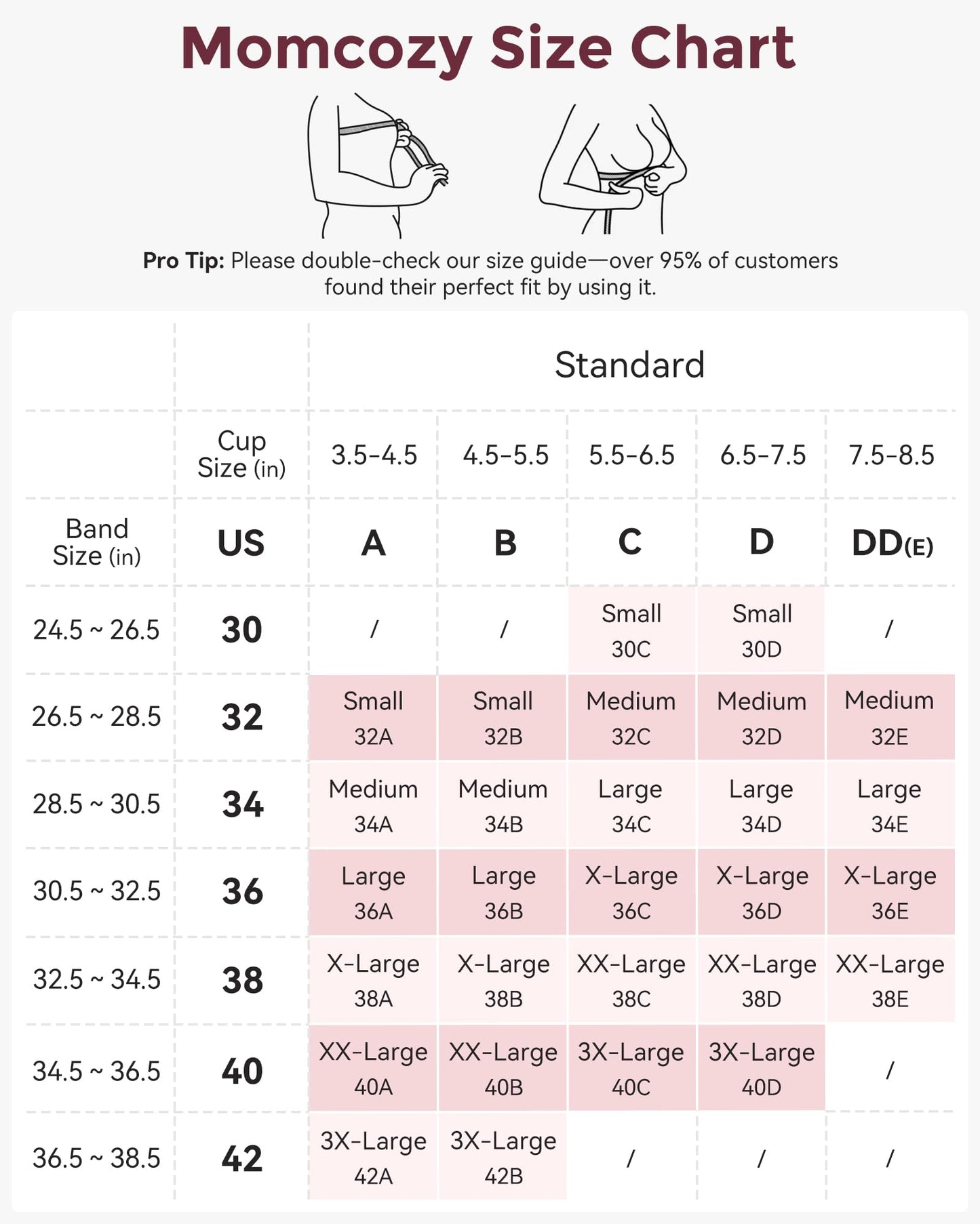 Momcozy Nursing Bras for Breastfeeding, YN21 Seamless Ultra Comfort Maternity Bra, Natural Shape, Pregnancy Sleep Bralette