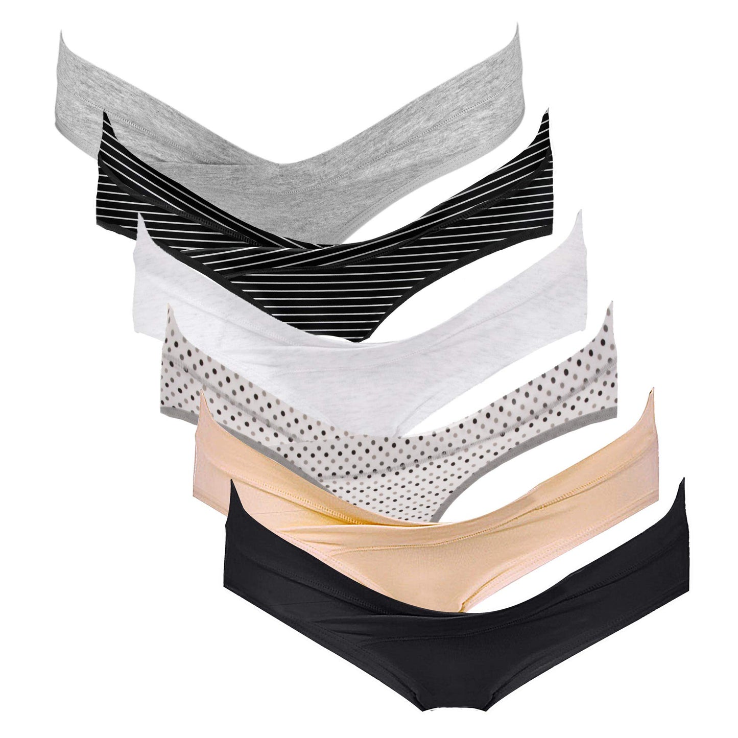 Intimate Portal Cotton Maternity Underwear Under the Bump Pregnancy Postpartum Bikini Panties