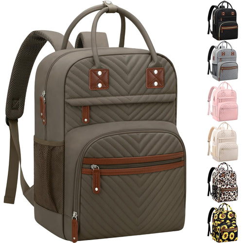 Tenot Diaper Bag Backpack for Women Large Capacity with Insulated Pockets Multifunctional Diaper Bags For Baby Girl Boy Waterproof Baby Bags For Mama Maternity Travel Bag Black
