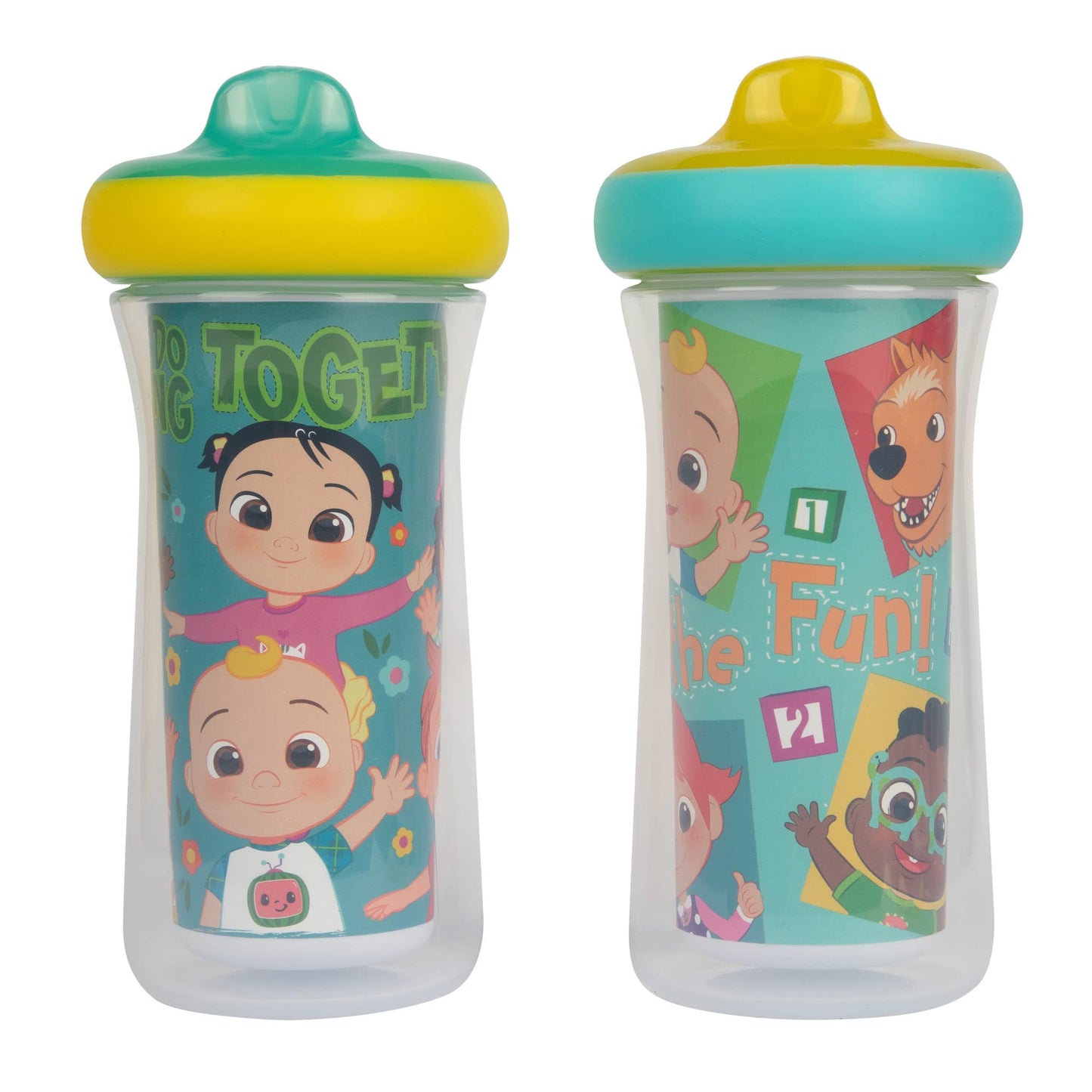 The First Years Disney Minnie Mouse Insulated Sippy Cups - Insulated Toddler Cups with Bite-Resistant Hard Spout - 9 Ounces - 2 Count