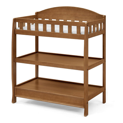 Delta Children Infant Changing Table with Pad, Dark Chocolate