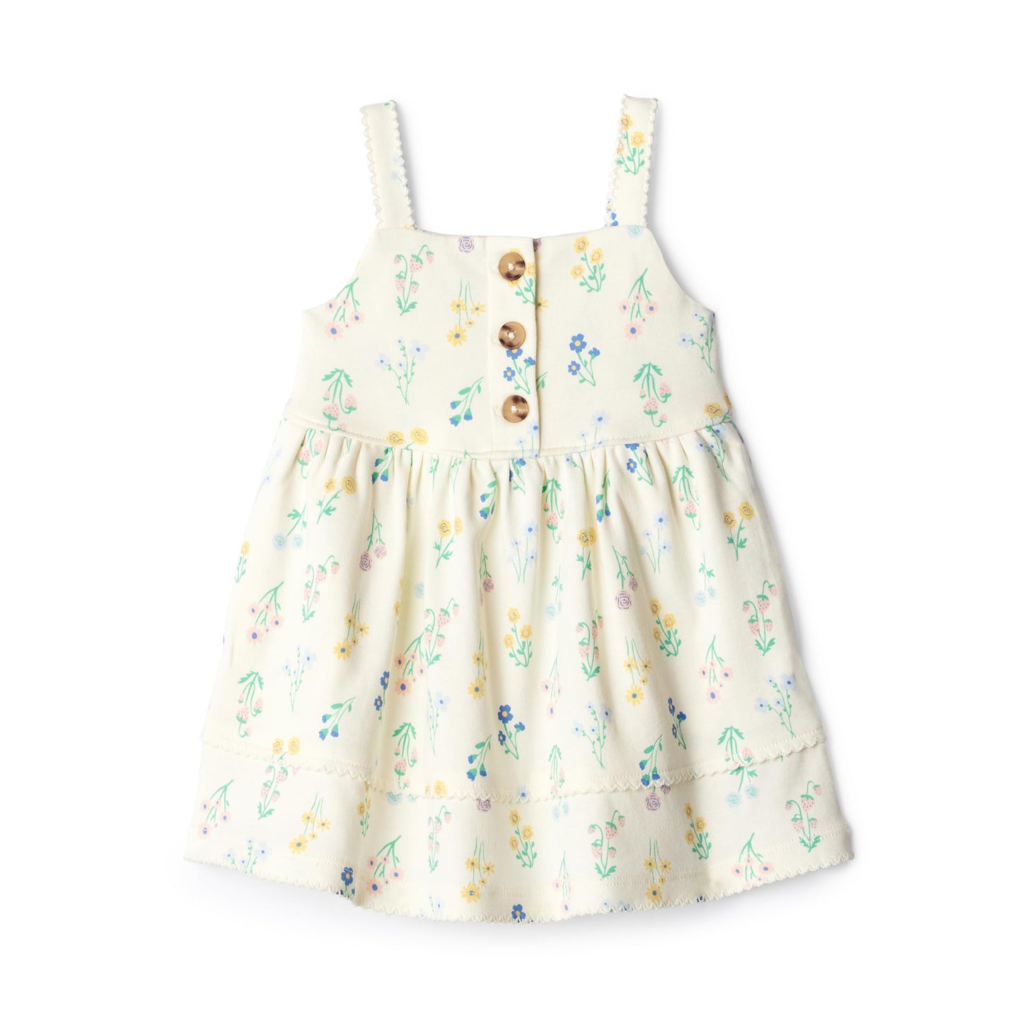 Amazon Essentials x Sofia Grainge Toddlers and Baby Girls' Cotton Casual Fit and Flare Dress