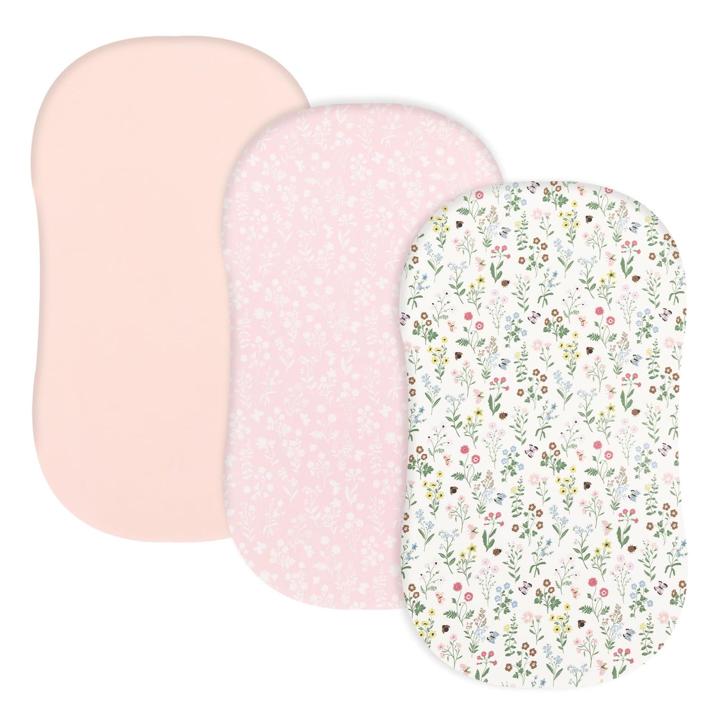 david's kids 3 Pack Fitted Crib Sheets, Ultra Soft Breathable Comfortable Baby Sheet Set for Boys Girls Neutral, 28x52 Inch Fits Standard Crib and Toddler Mattresses, Dinosaur