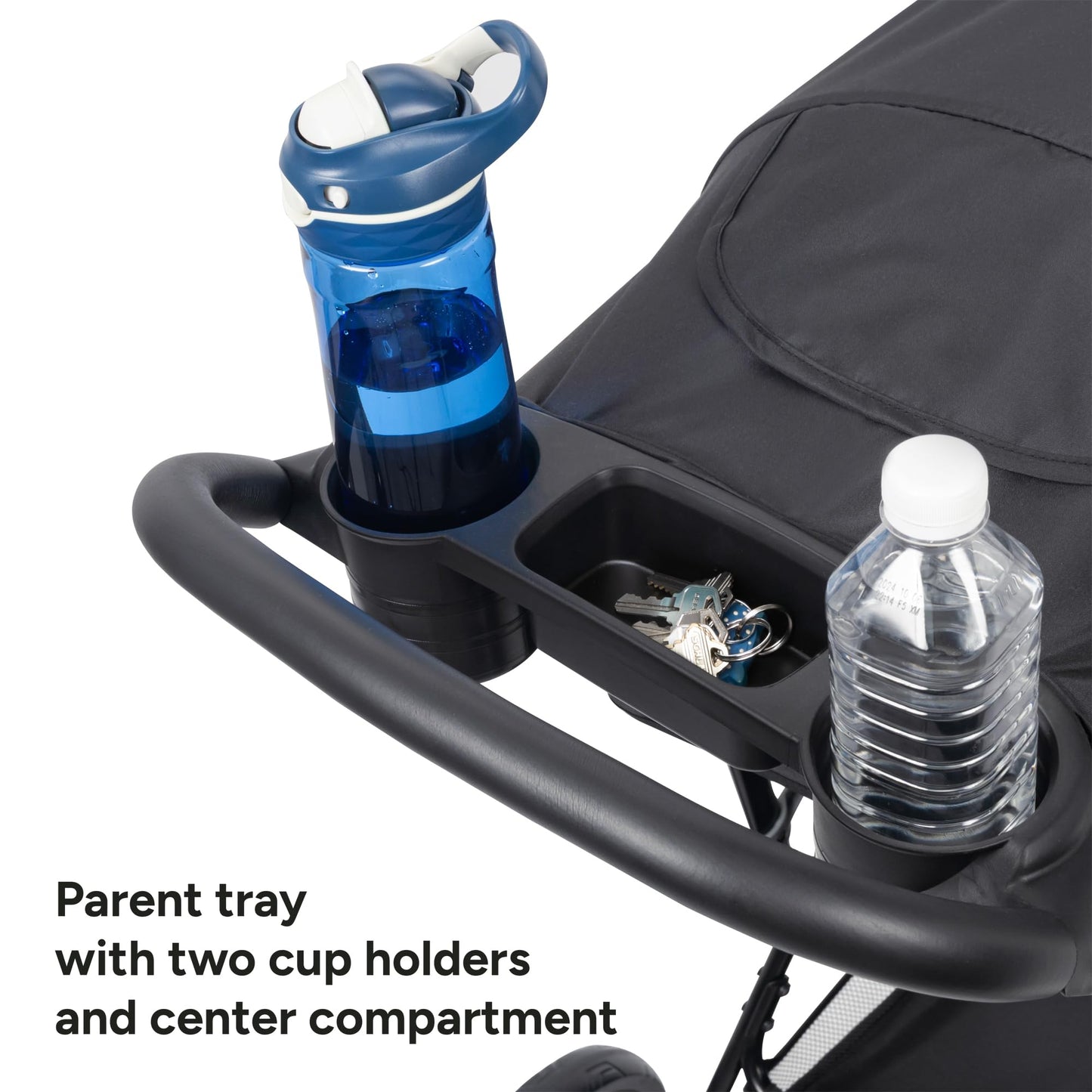 Baby Trend Venture 3-Wheel Stroller Travel System, Stellar Grey