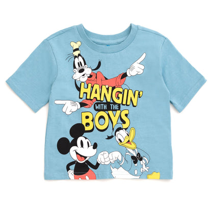 Disney Mickey Mouse T-Shirt and Shorts Outfit Set Infant to Big Kid Sizes (12 Months - 12)