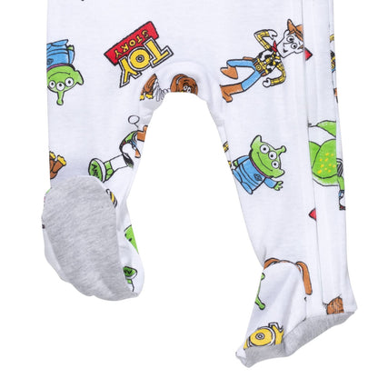 Disney Baby 2 Pack Zip Up Sleep N' Plays Newborn to Infant Sizes (Newborn - 24 Months)