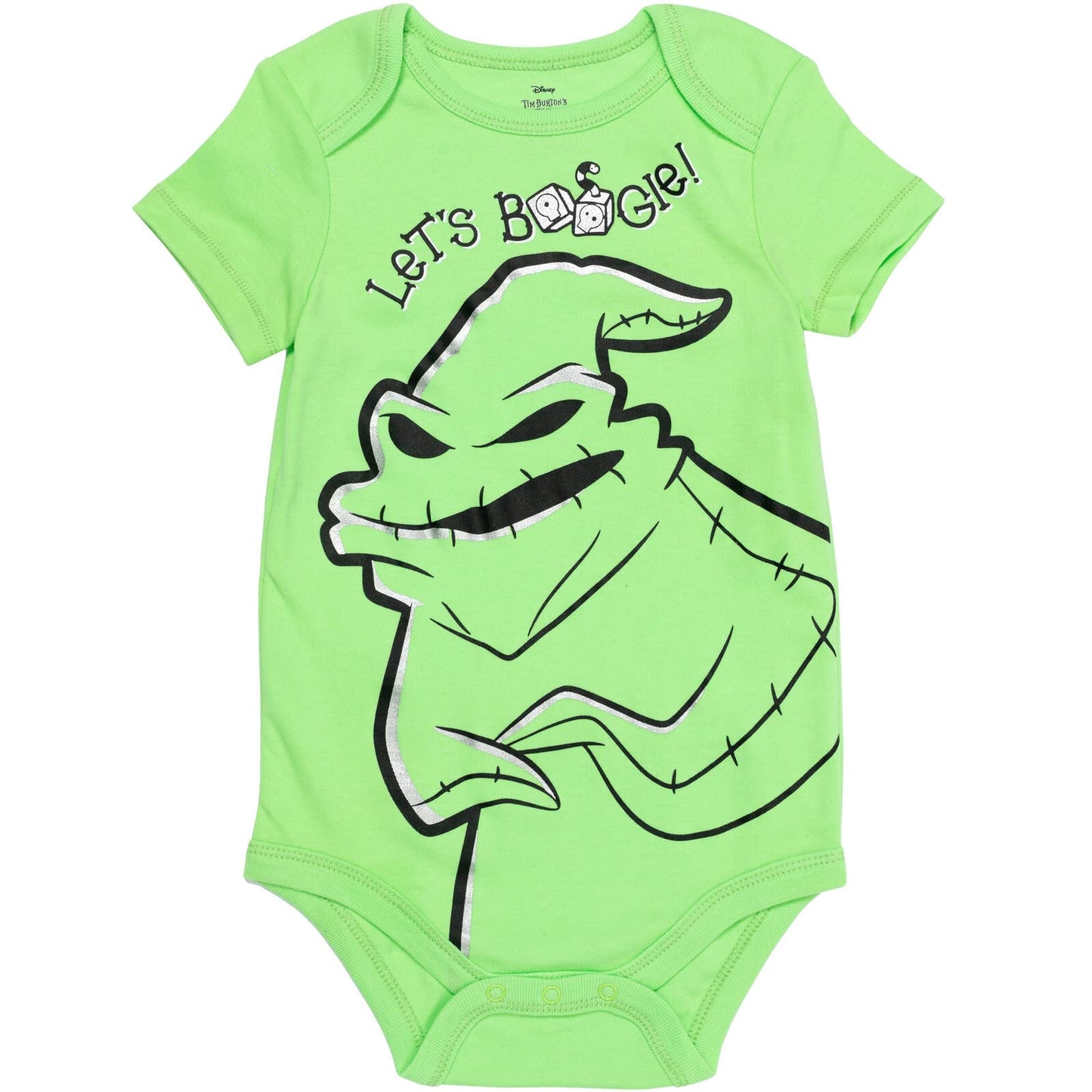 Disney Nightmare Before Christmas Sally Jack Skellington Baby Girls 5 Pack Bodysuits Newborn to Infant