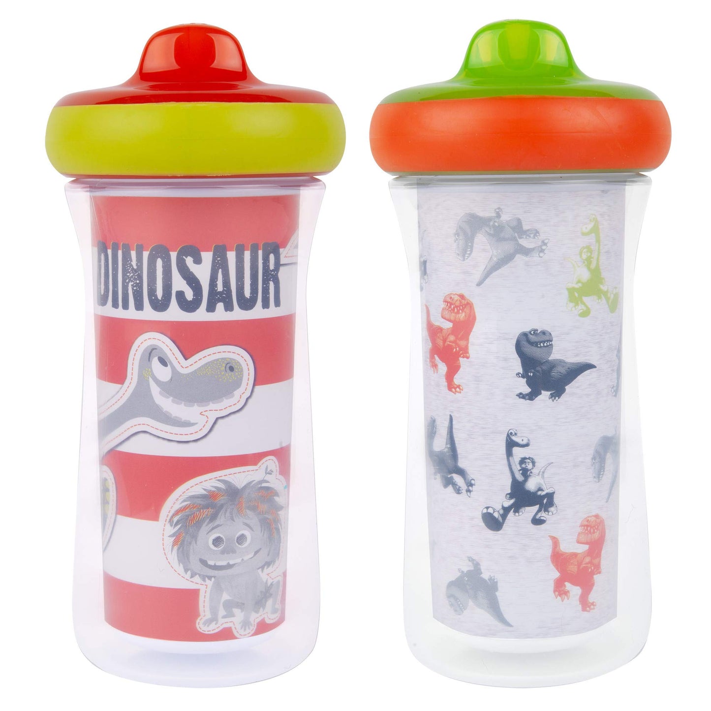 The First Years Disney Minnie Mouse Insulated Sippy Cups - Insulated Toddler Cups with Bite-Resistant Hard Spout - 9 Ounces - 2 Count
