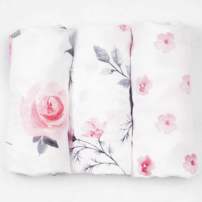 david's kids 3 Pack Fitted Crib Sheets, Ultra Soft Breathable Comfortable Baby Sheet Set for Boys Girls Neutral, 28x52 Inch Fits Standard Crib and Toddler Mattresses, Dinosaur