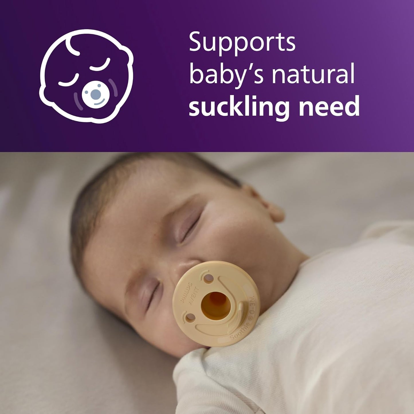 Philips Avent Soothie Baby Pacifiers - 100% Silicone Pacifiers for Babies 0-3 Months, One-Piece Design, BPA-Free, Extra Durable, Green, 4 Pack, Model SCF190/41