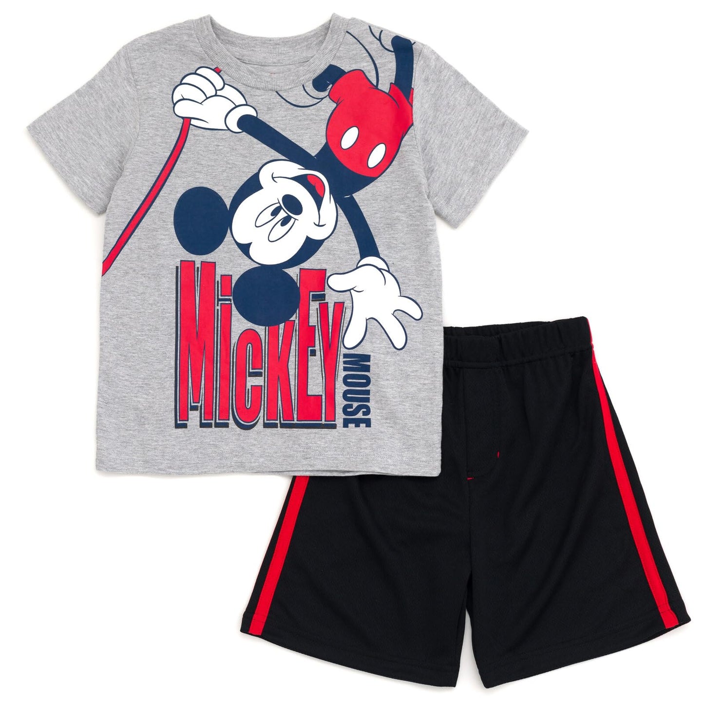 Disney Mickey Mouse T-Shirt and Shorts Outfit Set Infant to Big Kid Sizes (12 Months - 12)