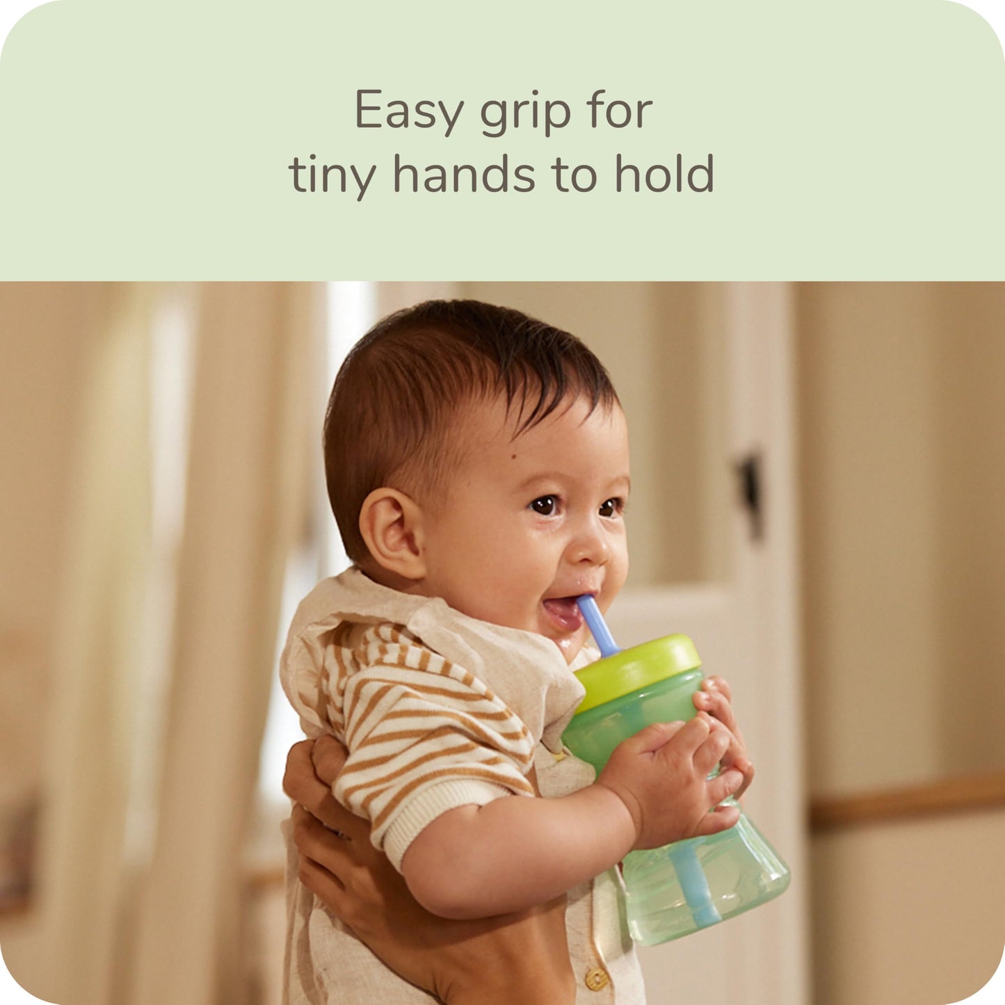 NUK Fun Grips Hard Spout Sippy Cup, 10 oz. | Easy to Hold, BPA Free, Spill Proof Toddler Cup, 4pk