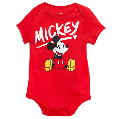 Disney Baby 5 Pack Bodysuits Newborn to Infant Sizes (Newborn - 24 Months)