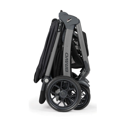 Chicco Bravo® 3-in-1 Trio Travel System, Bravo® Quick-Fold Stroller with KeyFit® 30 Infant Car Seat and Base, Car Seat and Stroller Combo | Parker