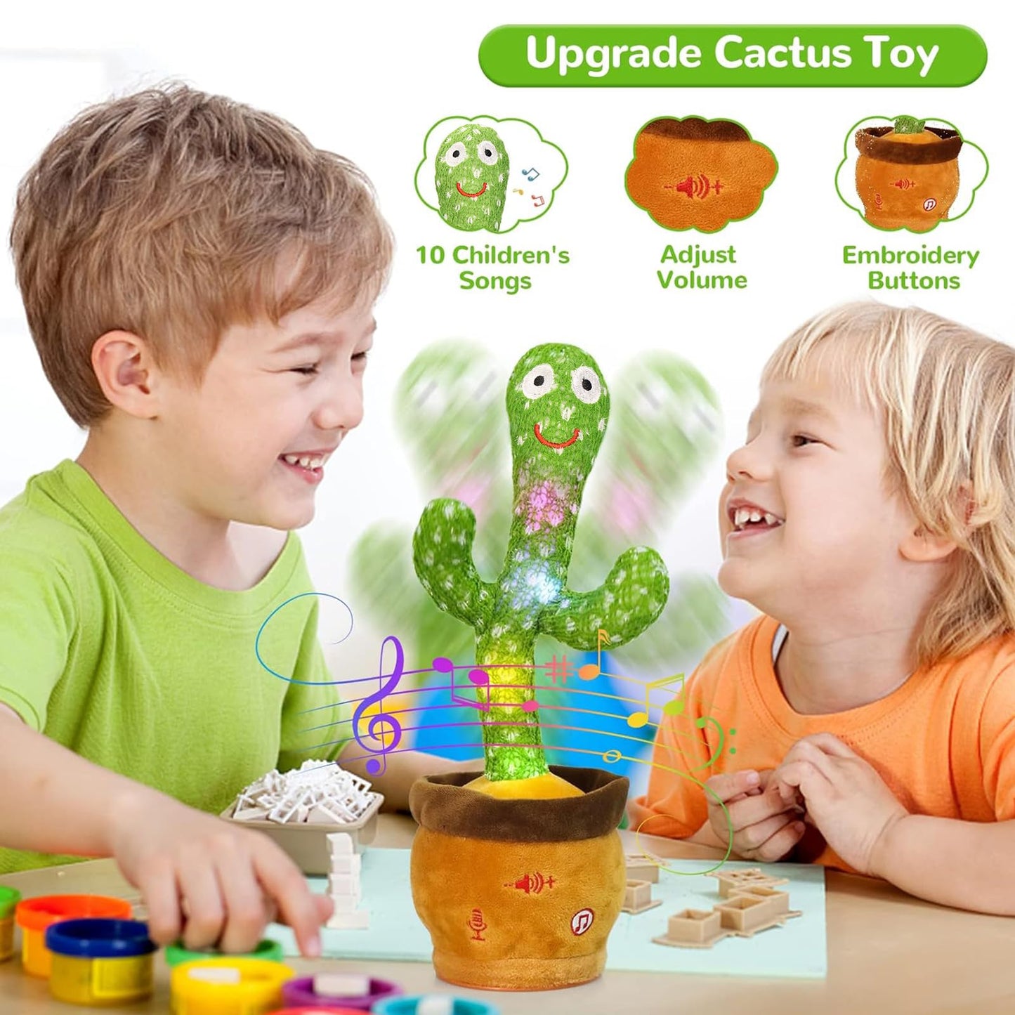 Emoin Dancing Talking Giraffe Baby Toy, Adjustable Volume Baby Giraffe Toys Singing 10 Children's Songs Singing Mimicking Recording Repeating What You Say for Toddlers