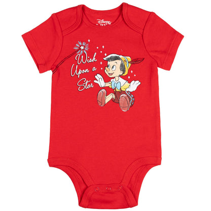 Disney Baby 5 Pack Bodysuits Newborn to Infant Sizes (Newborn - 24 Months)