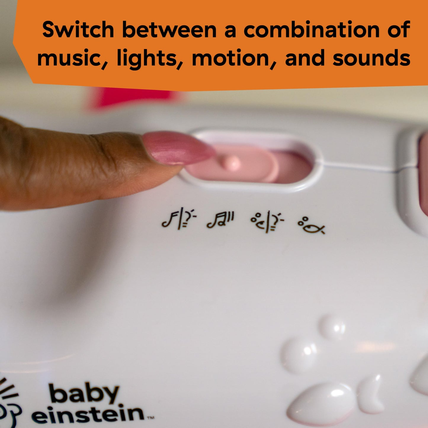 Baby Einstein Sea Dreams Soother Musical Crib Toy and Sound Machine, Newborn and up