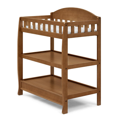 Delta Children Infant Changing Table with Pad, Dark Chocolate