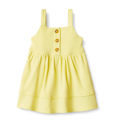 Amazon Essentials x Sofia Grainge Toddlers and Baby Girls' Cotton Casual Fit and Flare Dress