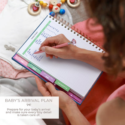 Clever Fox Pregnancy Journal & Memory Book - Pregnancy Planner & Notebook for Expecting Moms – Baby Keepsake, First Time Moms Gift (Lavender, 9" x 10.5")