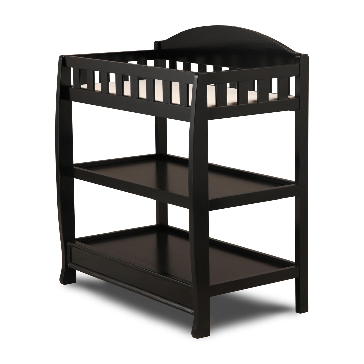 Delta Children Infant Changing Table with Pad, Dark Chocolate