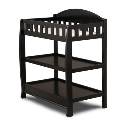 Delta Children Infant Changing Table with Pad, Dark Chocolate