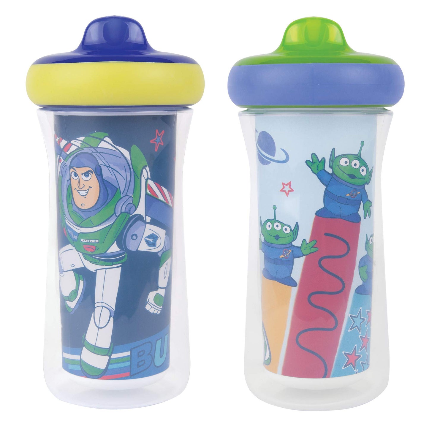 The First Years Disney Minnie Mouse Insulated Sippy Cups - Insulated Toddler Cups with Bite-Resistant Hard Spout - 9 Ounces - 2 Count