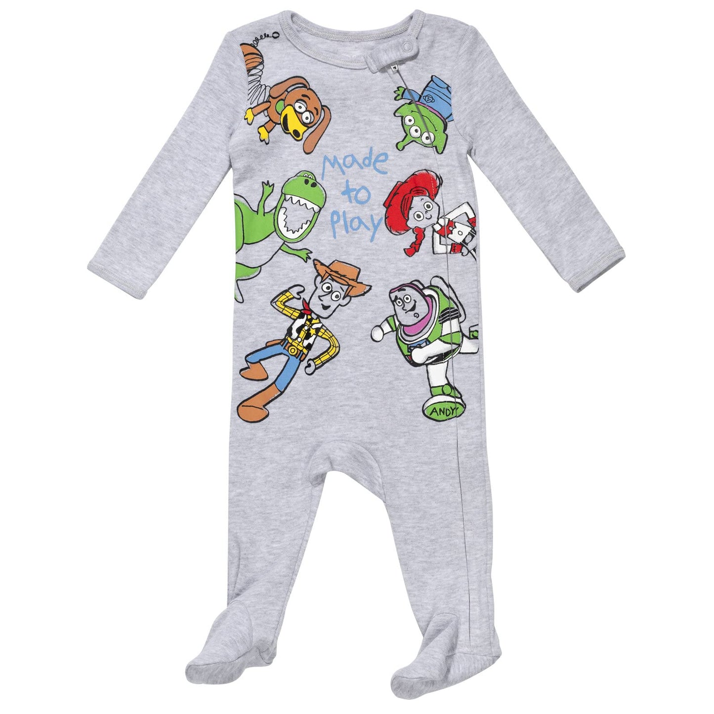 Disney Baby 2 Pack Zip Up Sleep N' Plays Newborn to Infant Sizes (Newborn - 24 Months)