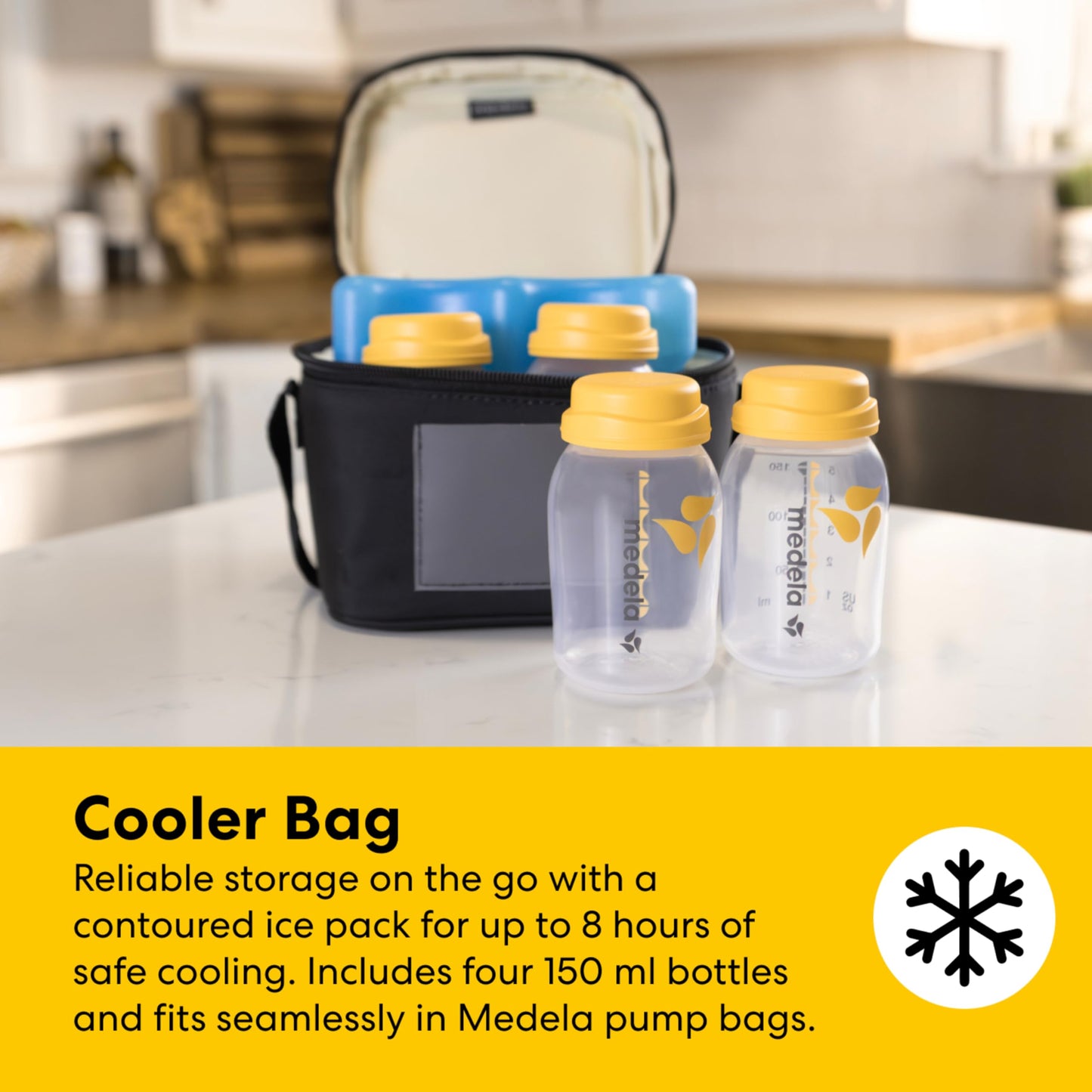 Medela Motion InBra Wearable Breast Pump, Portable Hands-Free Wireless Electric Pump, Highly efficient, Lightweight, Custom fit with Inserts, Rechargeable Battery, Discreet, Quiet, Only 3 Parts