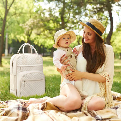 Tenot Diaper Bag Backpack for Women Large Capacity with Insulated Pockets Multifunctional Diaper Bags For Baby Girl Boy Waterproof Baby Bags For Mama Maternity Travel Bag Black