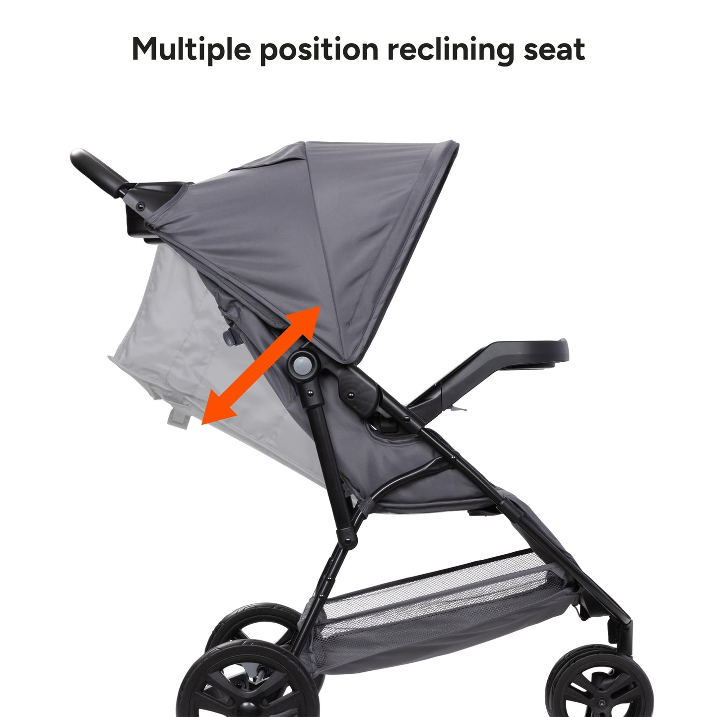 Baby Trend Venture 3-Wheel Stroller Travel System, Stellar Grey