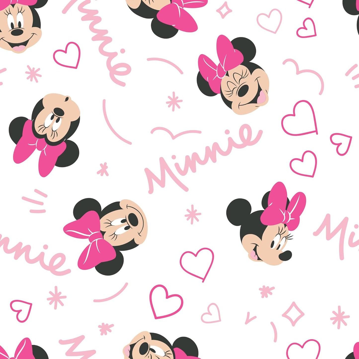 Lambs & Ivy Disney Baby Forever Mickey Mouse White Fitted Crib Sheet