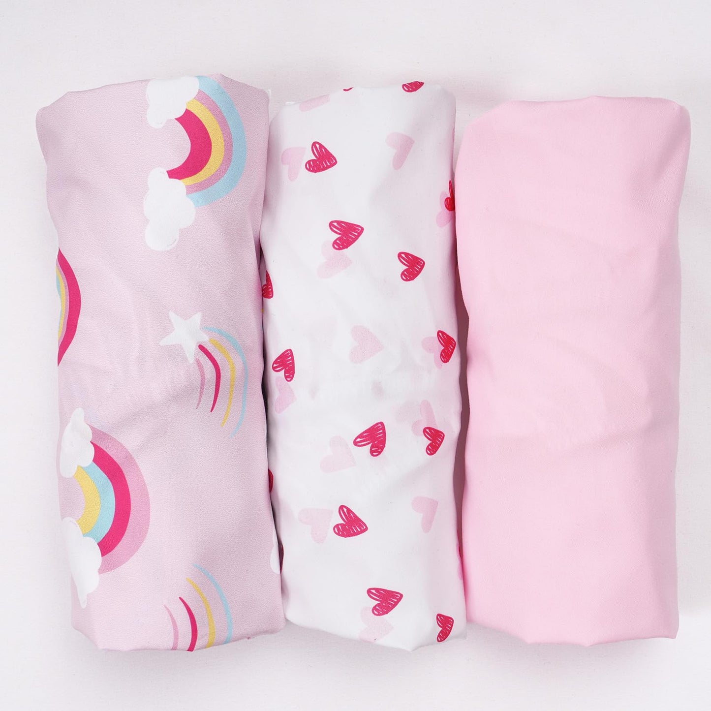 david's kids 3 Pack Fitted Crib Sheets, Ultra Soft Breathable Comfortable Baby Sheet Set for Boys Girls Neutral, 28x52 Inch Fits Standard Crib and Toddler Mattresses, Dinosaur