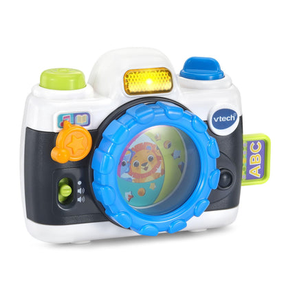 VTech Snap and Giggle Learning Toy Camera with Realistic Sounds, Black