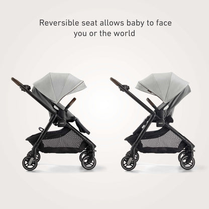 Graco Merge Travel System - Swivel Wheel Baby Stroller Car Seat Combo, Travel System Stroller with 360-Degree Rotating Wheels